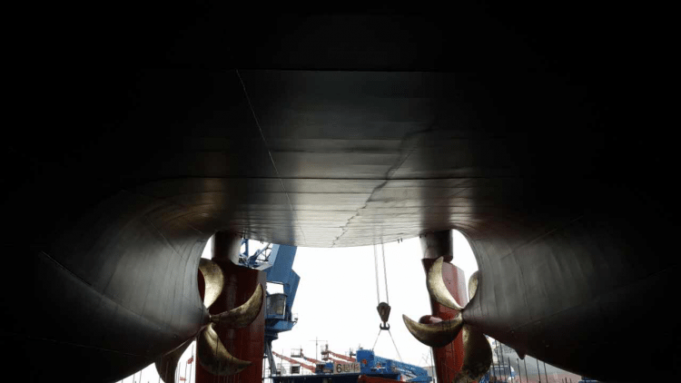 Pan Asia - Engine room flat bottom area