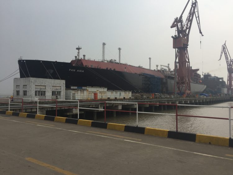 Pan Asia at the yard