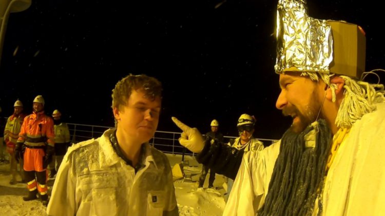 Nikolay Yevgenov Blue Nose Ceremony