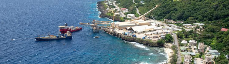 ADV Ocean Protector at Christmas Island