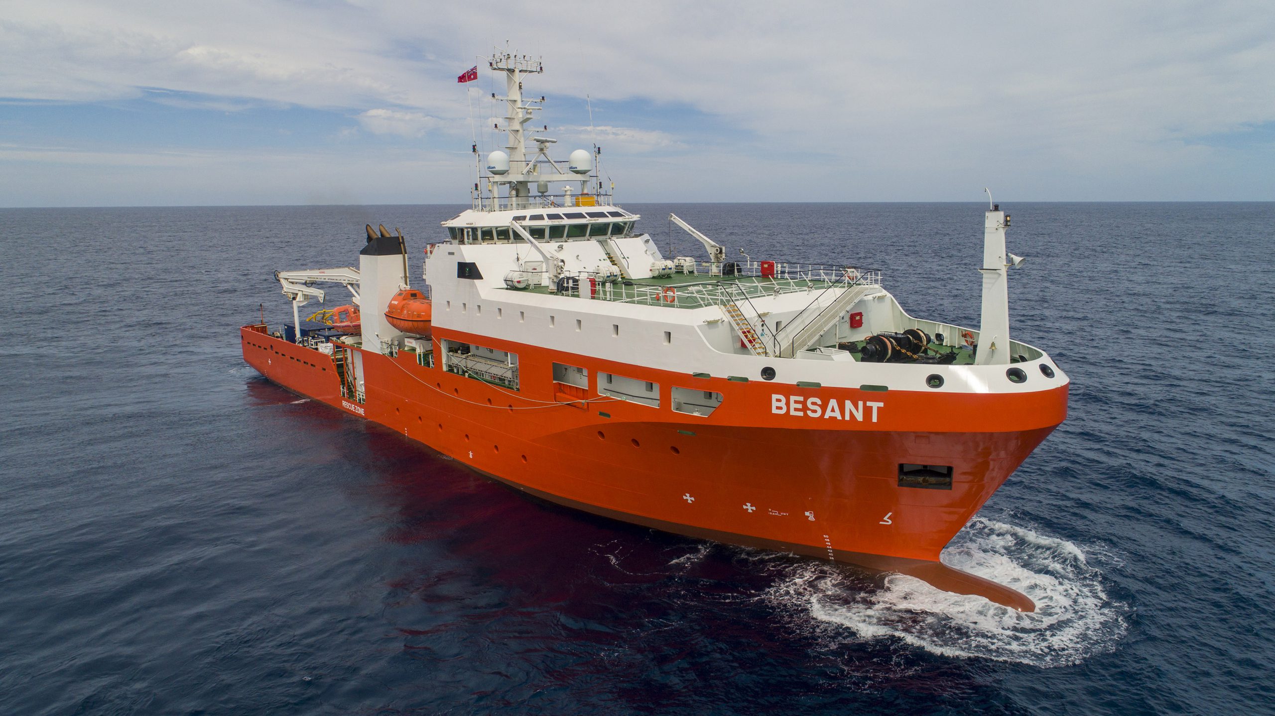 The M.V. Besant, one of the five vessels managed by Teekay under the DMSSP Service Package 2 (SP2).