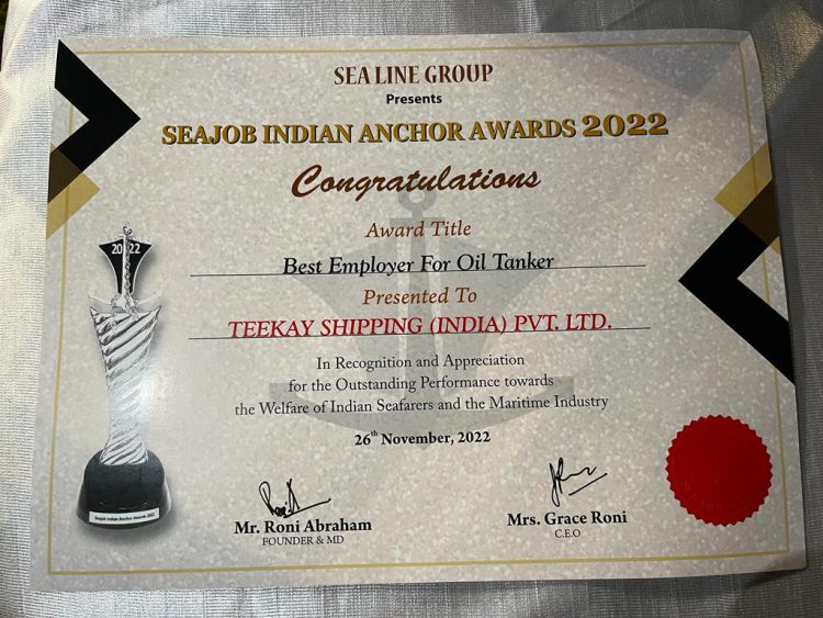 Seajob Award 1