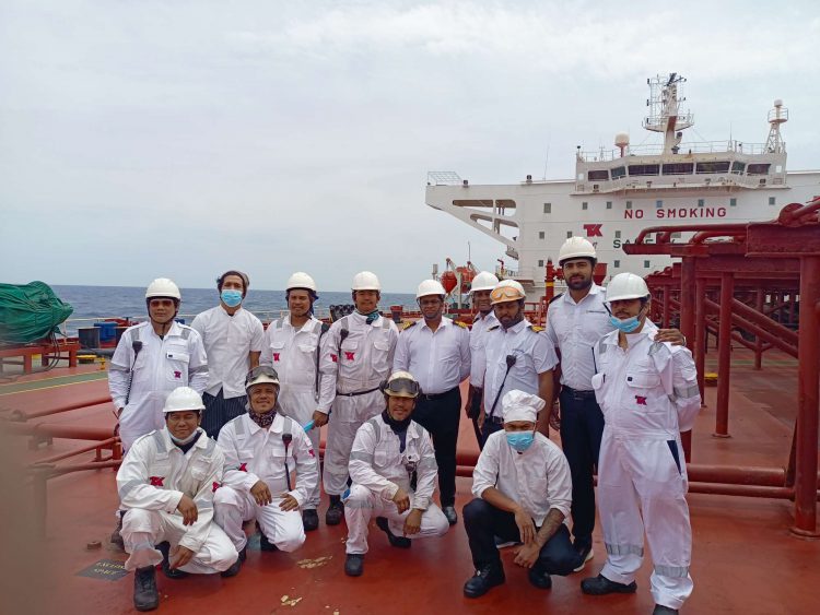 Crew Onboard Copper Spirit