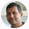 Vinod smiling