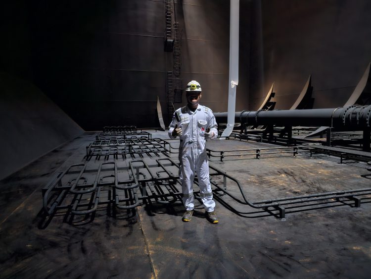 Zhi Loong Dry Dock Experience 2024 - Inside cargo tank