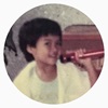 a child holding a microphone